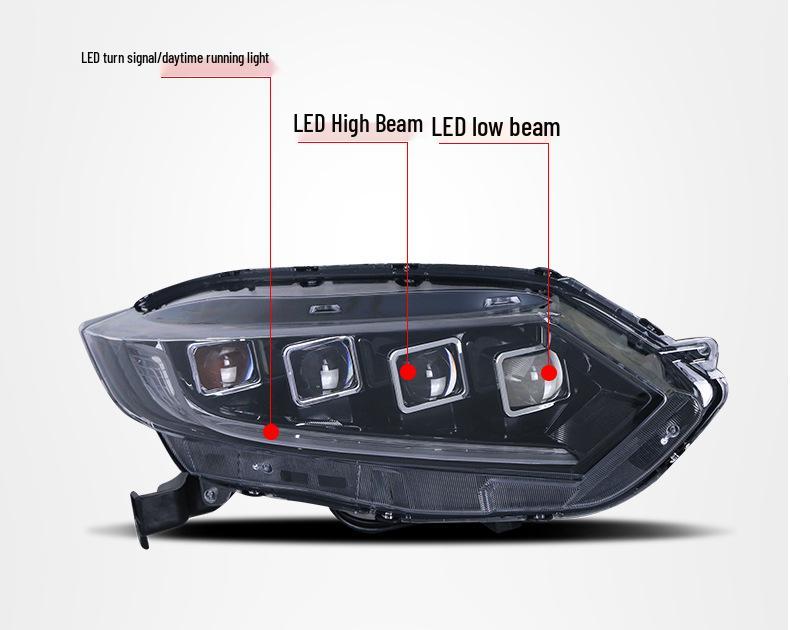 Bugatti-Style LED Daytime Running & Headlight Kit for 15-22 Honda XRV