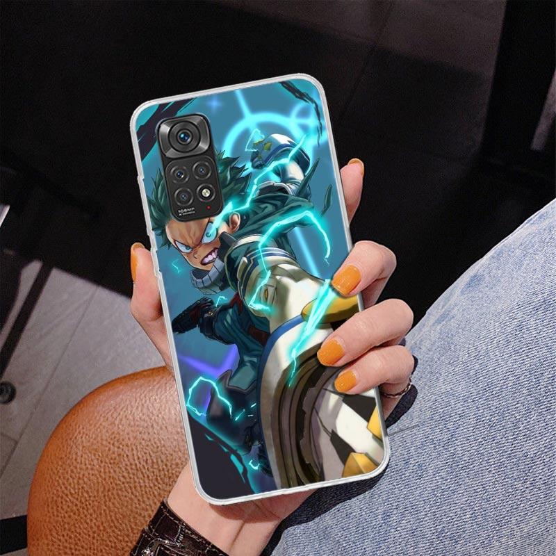My Hero Izuku Deku Phone Case For Xiaomi Redmi Note 15 14 13 12S 12 11 Pro Plus 14S 11S 11E 10 10S 11T 5G Personalized Cover Red