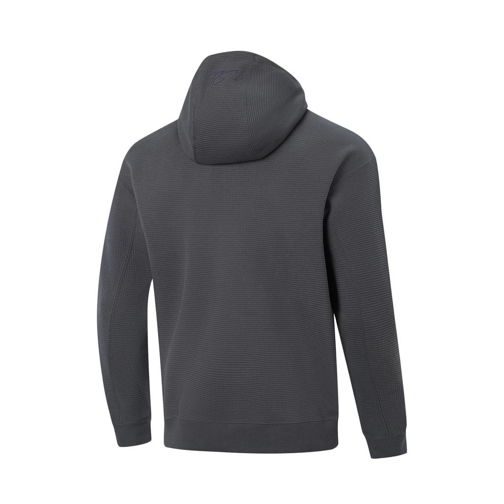 Li-Ning Wade Series Hooded Letter Soft Simple Loose Sweatshirt Men sweatshirt AWDW443-3