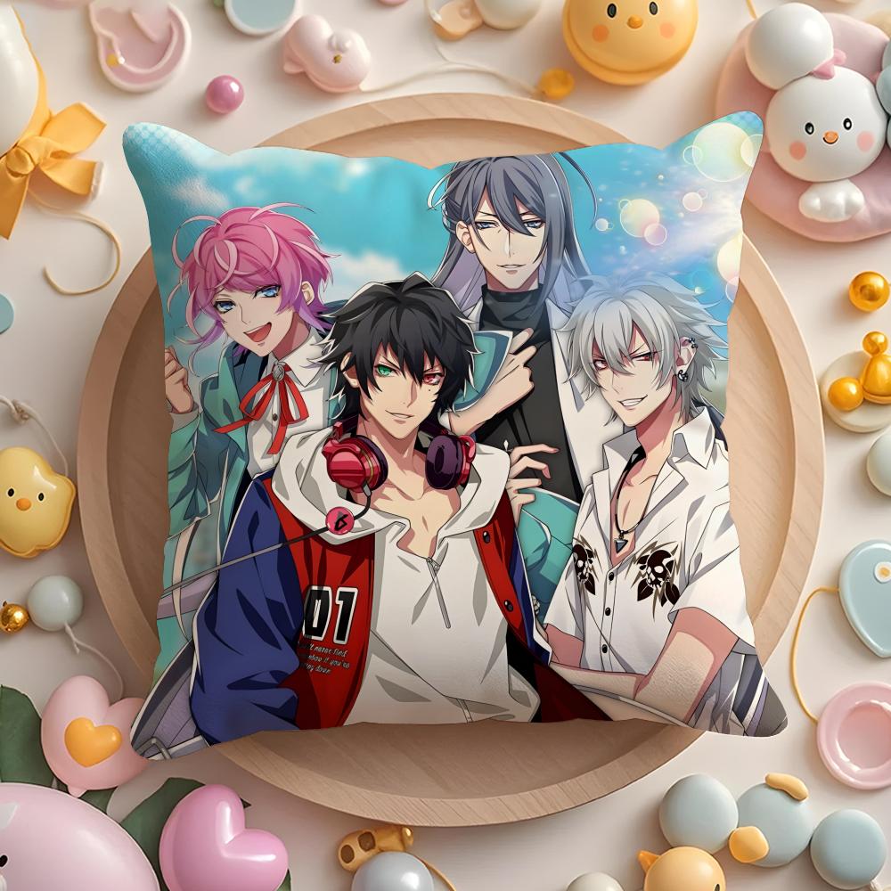H-Hypnosis Mic cartoon Cushion Cover Home & Car Multi-Scene Pillow Cover - Reversible, Soft & Durable for Daily Use