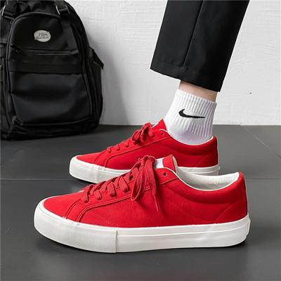 Black Canvas Men's Versatile Casual Shoes, Autumn 2025 Trend – Ideal for Spring and Fall