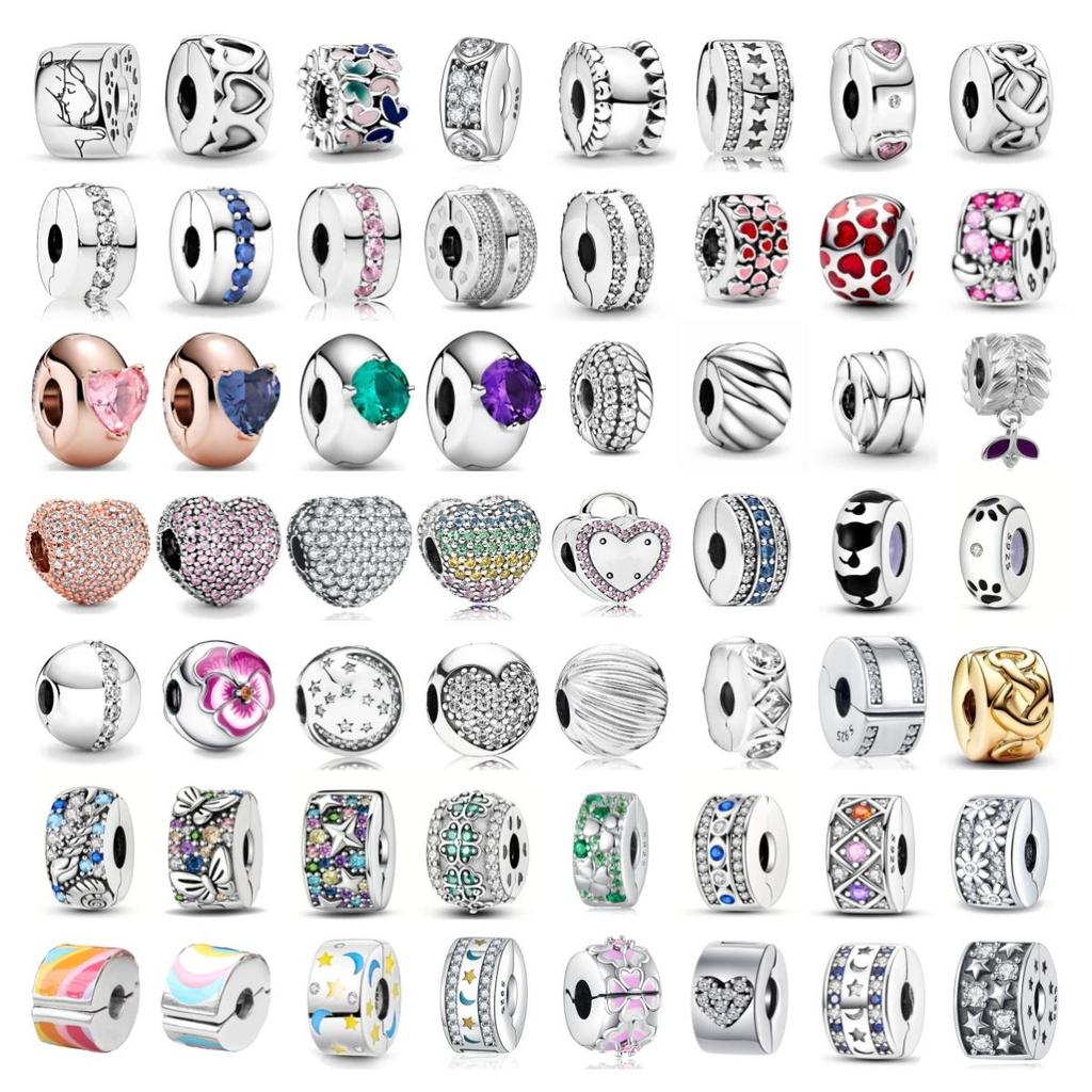 NEW 925 Silver Clip Collection StarCharm Paw Separated Bead For Women Fit 925 Original Bracelets DIY Jewelry Birthday Gifts