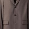 Uniqlo × Clare Waight Keller Collaboration C Series Single-Breasted Flap Pocket Casual Solid Color Comfortable Suit Unisex Suit Dark-Brown 475404-38