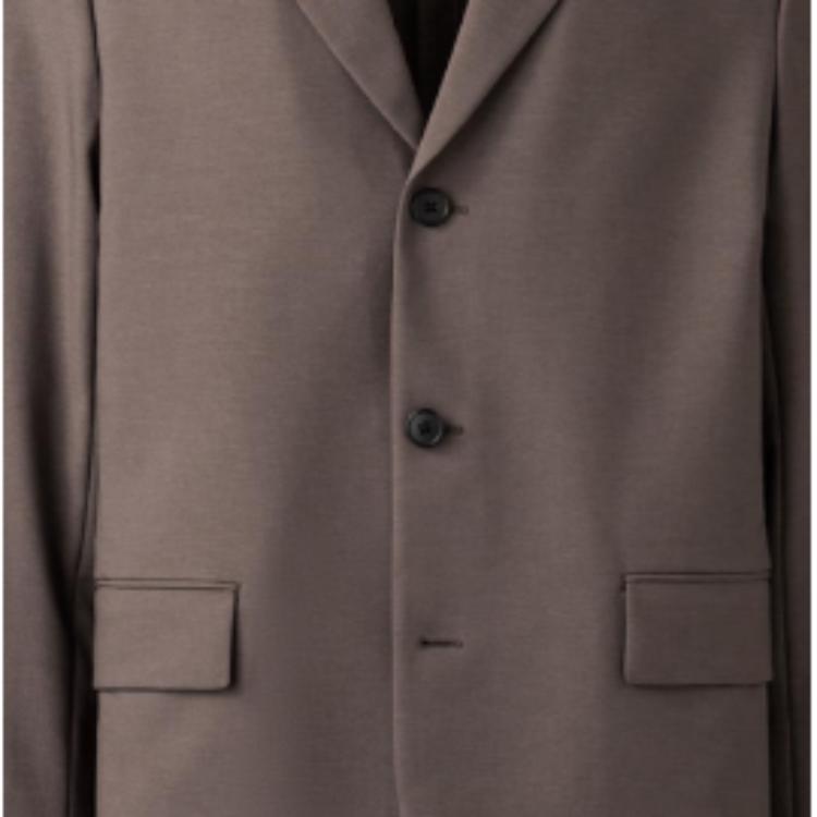 Uniqlo × Clare Waight Keller Collaboration C Series Single-Breasted Flap Pocket Casual Solid Color Comfortable Suit Unisex Suit Dark-Brown 475404-38