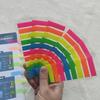 1200 Blatt Morandi-Stil Index-Tabs Transparente Fluoreszierende PET-Flags Haftnotizen Seitenmarkierer Planer-Aufkleber Schulbedarf