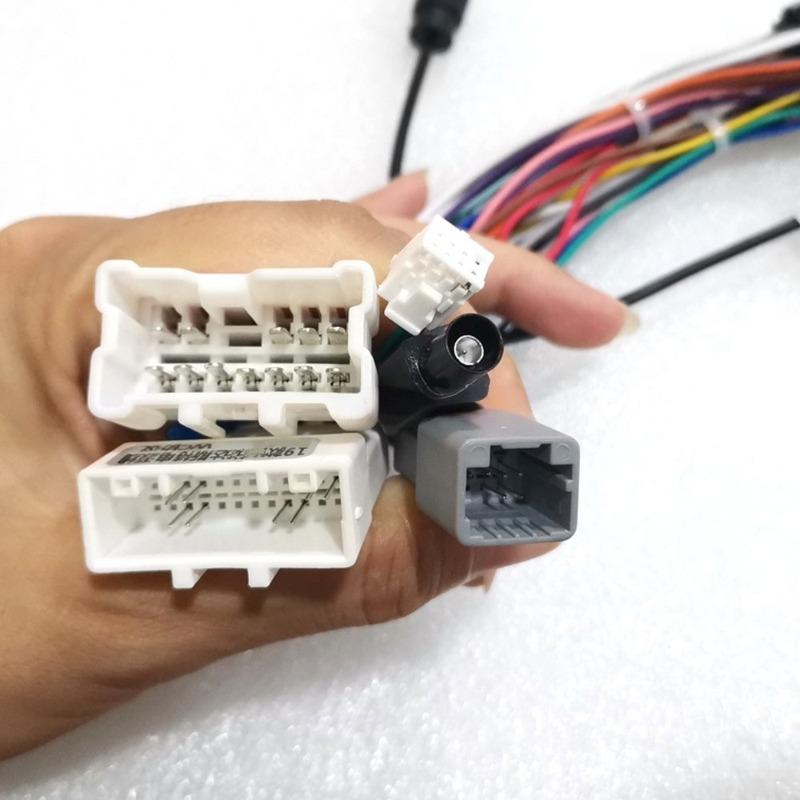 For Renault Dacia dust collector CANbus box car Android stereo 16 pin power harness cable adapter car audio and video cable
