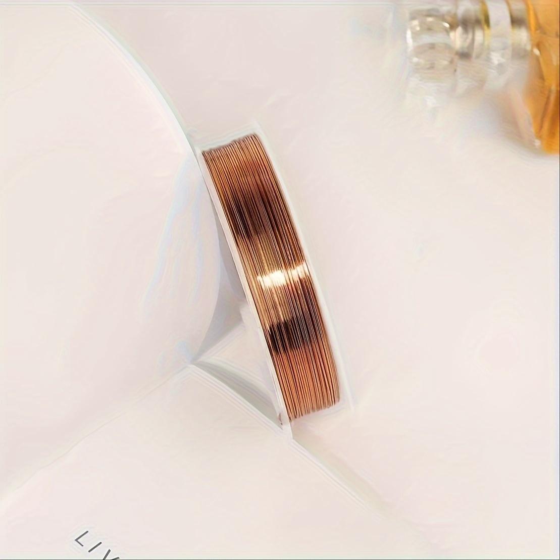 

Цельная медная проволока для изготовления ювелирных изделий, металлических скульптур и садоводства - катушка 0,32 унции, разные размеры (0,3мм -1,0мм) 0.3mm