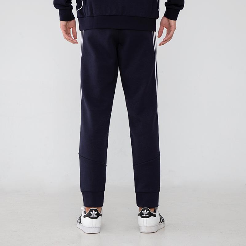 Adidas Essentials 3-Stripes Cuffed Track Pants Men Bottoms Navy H46535