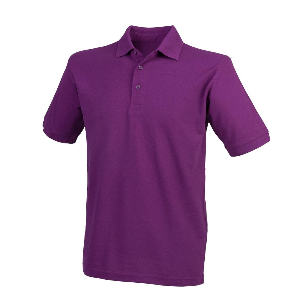 Henbury Mens Polycotton Heavy Polo Shirt