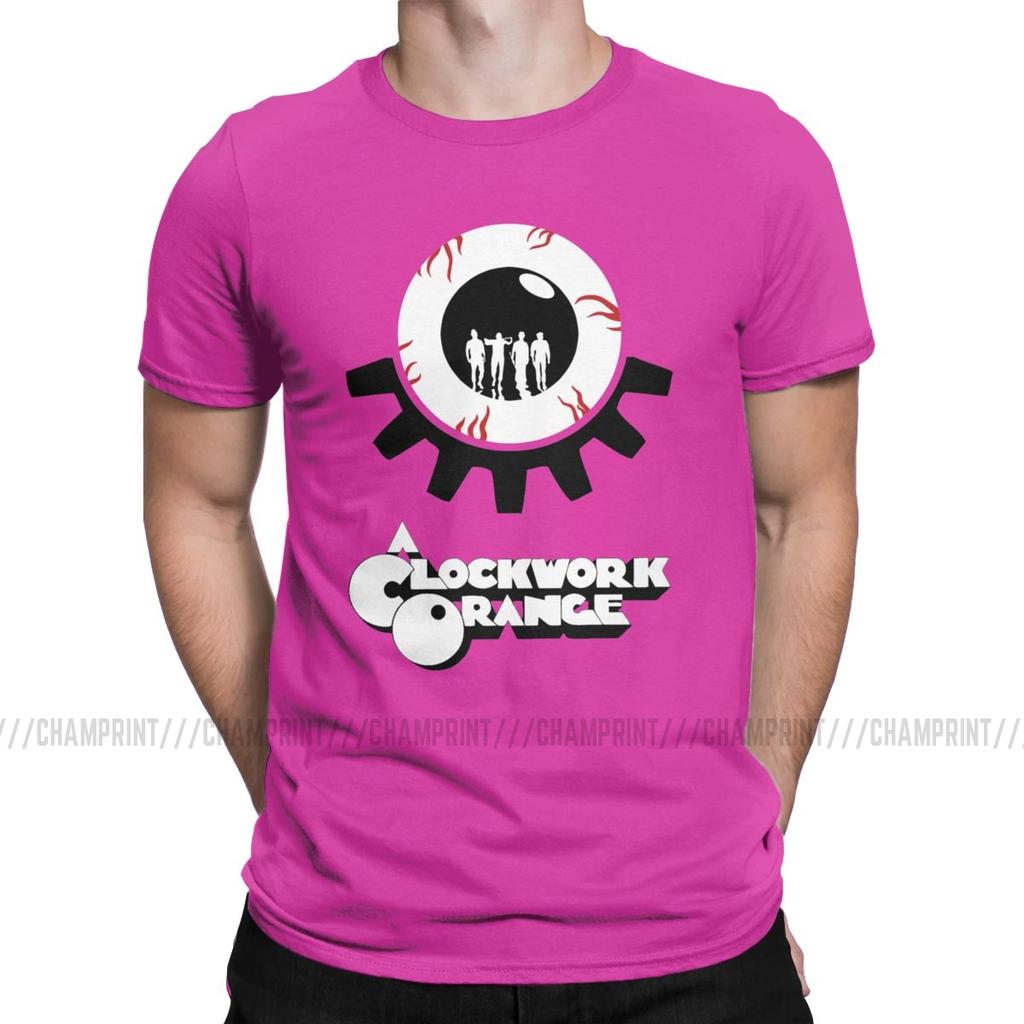 Vintage A Clockwork Orange T Shirt For Men O Neck 100 Cotton T Shirt Kubrick