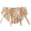 Ribbon Lace Bow Underwear Cotton Crotch Women Briefs Temptation Low-Waist Panties  Lady