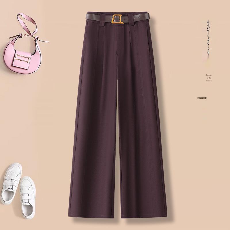 Women's 2026 High-Waisted Loose Fit Professional Wide-Leg Suit Pants