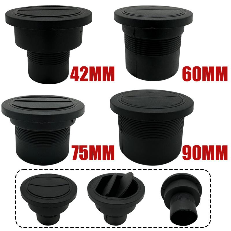42/60/75/90mm Parking Diesel Heater Warm Air Vent Duct Pipe Outlet Rotatable Exhaust Joiner Connector For Car Truck VAN Camper 42mm