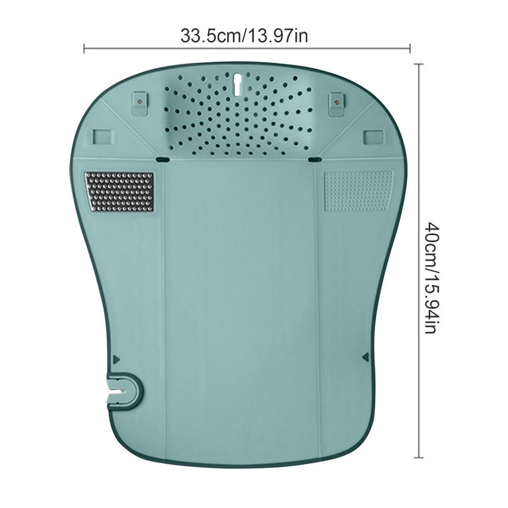 

Многоцелевая разделочная доска, складная конструкция, толстая разделочная доска для слива, многофункциональная разделочная доска для резки фильтра для воды синий