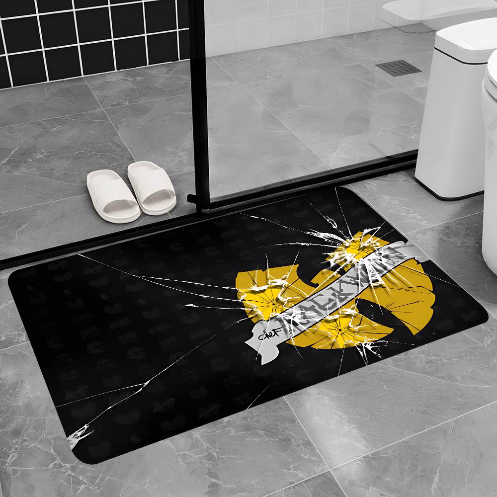 Tappetino da Bagno Singer W-WU-T-TANG Retro Scelta Multipla Tappeto per Soggiorno Cucina Tappetini Antiscivolo da Comodino