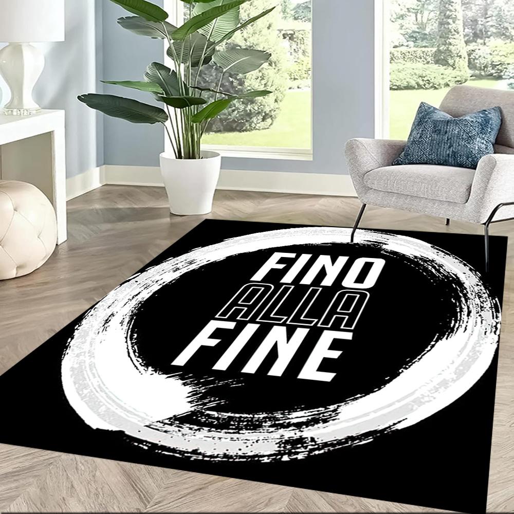 Juventus Floor Rug Office Rug Suitable For Playrooms Game Room Balcony Hallway Antislip Carpet Office Home Decor Best For Christmas