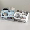 Office Desktop Storage Box Organizer Transparent Small Drawer Storage Cabinet Student Desk Stationery Sundries Organizer Boxes