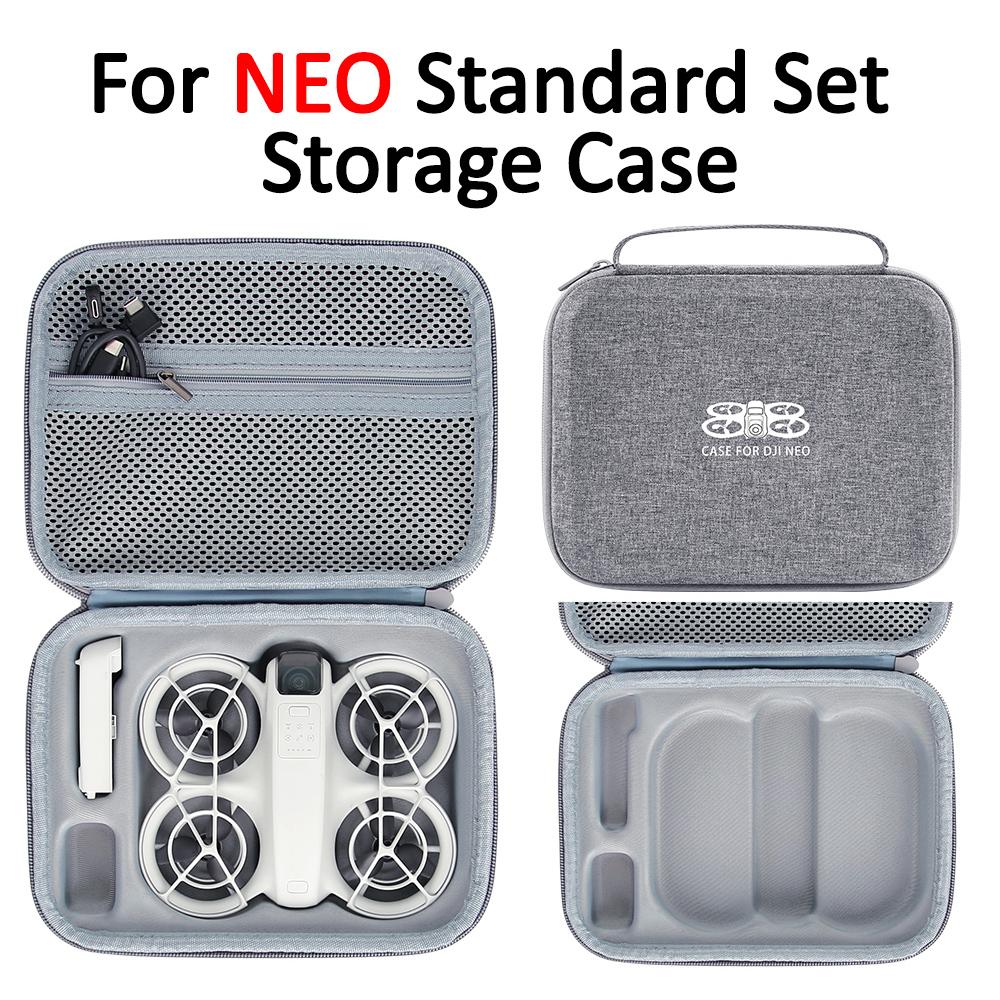 

For DJI NEO Drone Carrying Case - Portable Protective Hardshell Storage Bag with Zipper Closure for DJI NEO - Waterproof сірий