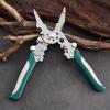 Industrial Grade Multi-Functional Electrician Pliers: Wire Stripper, Twister, Splitting, and Skinning Tool