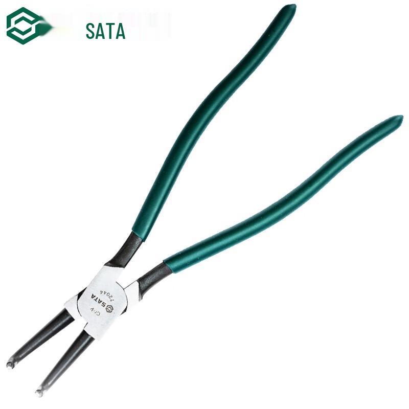 SATA 72044 German Style Internal Bent Snap Ring Pliers 13-inch
