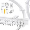 U-Shaped Bendable Curtain Track - 1/3/5/7 Meter Sliding Track