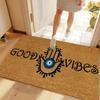 Evil Eye Welcome Door Mat Anti Slip and Anti Fouling Polyester Entrance Carpet Suitable for Indoor and Outdoor Decorative Rugs