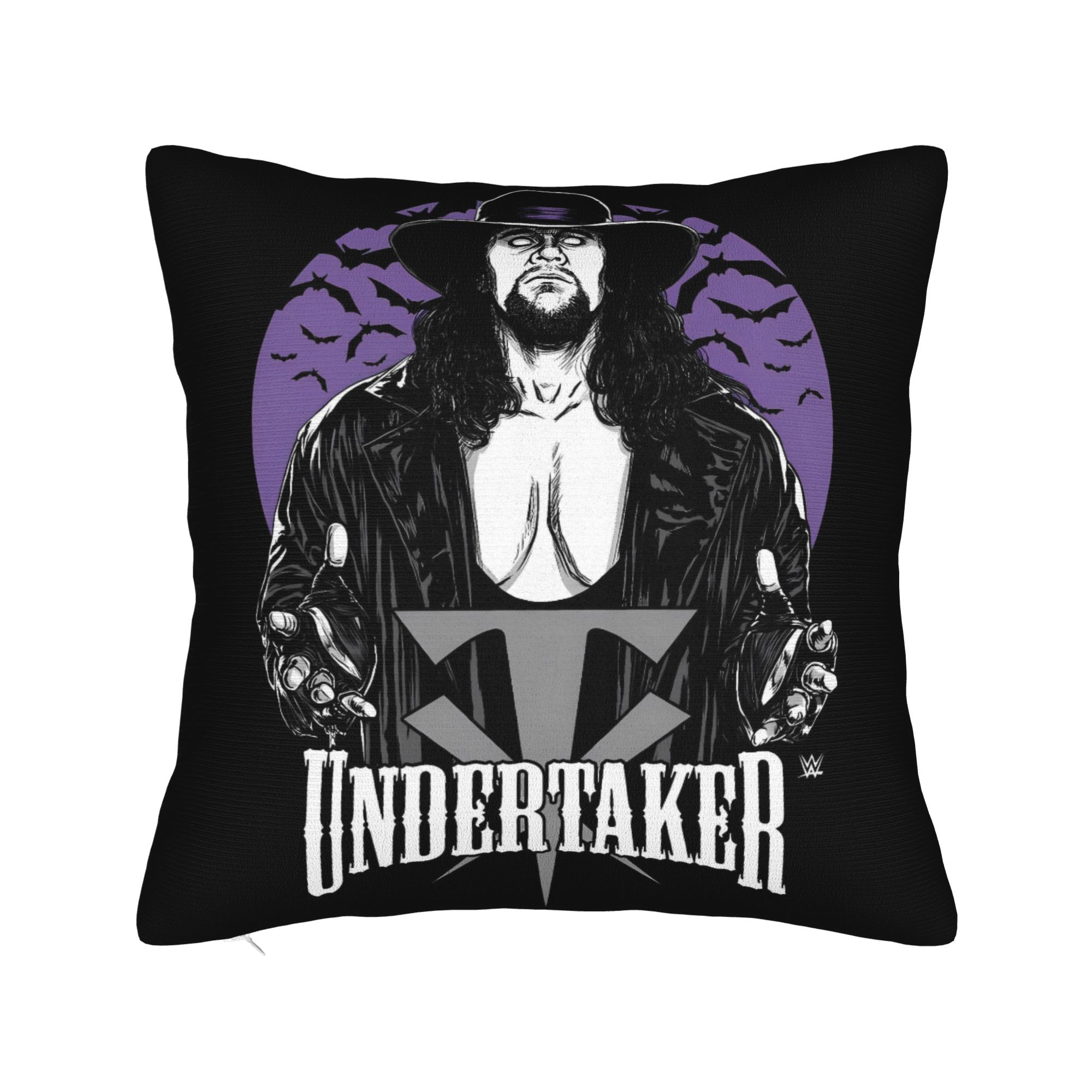 

The Undertaker Wrestling Pillow Case Soft Pillow Cover Vintage Pillowcases For Chair Sofa Home Decor 16x16Inch
