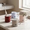 Unbreakable Plastic Coffee Mug with Handle Reusable Matte Tea Milk Water Cup Bathroom Tumbler Drinkware Home Office Kids Cups