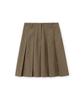 Beulaunyadeu W Pleated Midi Skirt, Brown