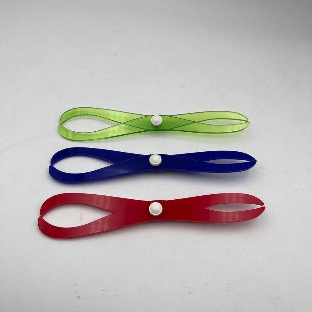 Pince à argile à double tête et jambe courbée Outil de mesure en acrylique, céramique, poterie Ébavurage