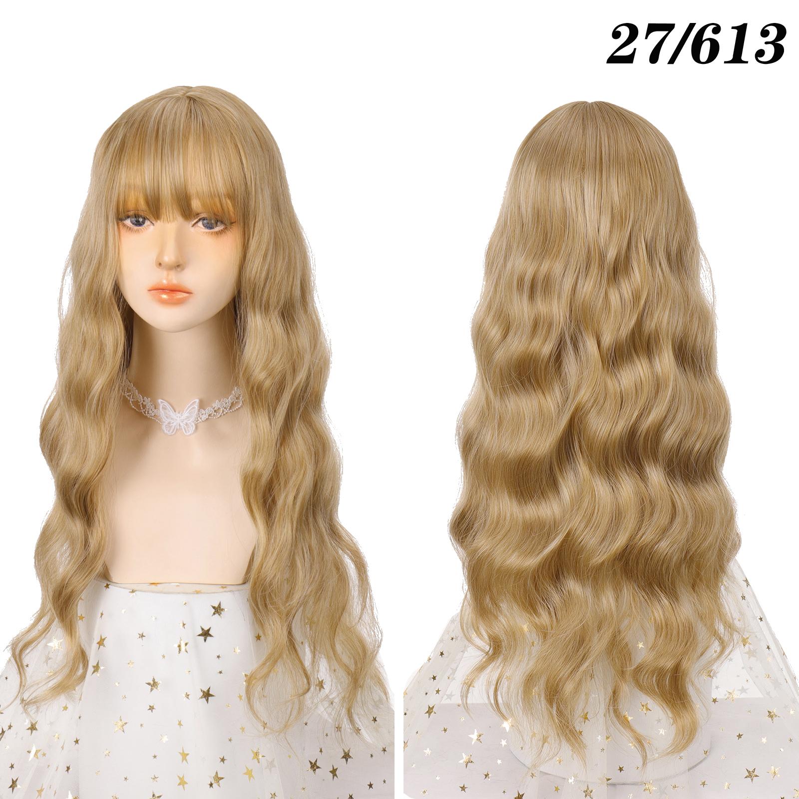 

Черный длинный женский парик с термостойким синтетическим париком Liu Haibo Черные женские афроамериканские волосы