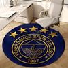 Personalized Fenerbahçe Spor Kulübü Round Chair Office Rug - Perfect for Mat, Office Chair & More - Ideal Gift for Birthdays and Holidays