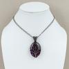 Multi Labradorite Handmade Copper Wire Wrap Jewelry Pendant 2.36" b6S97