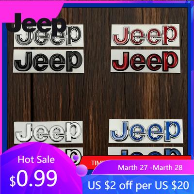 For Jeep Metal Sticker for JEEP Wrangler Tj Jk Jl Grand Cherokee Commander Renegade Liberty Compass Patriot Car Front Trunk S