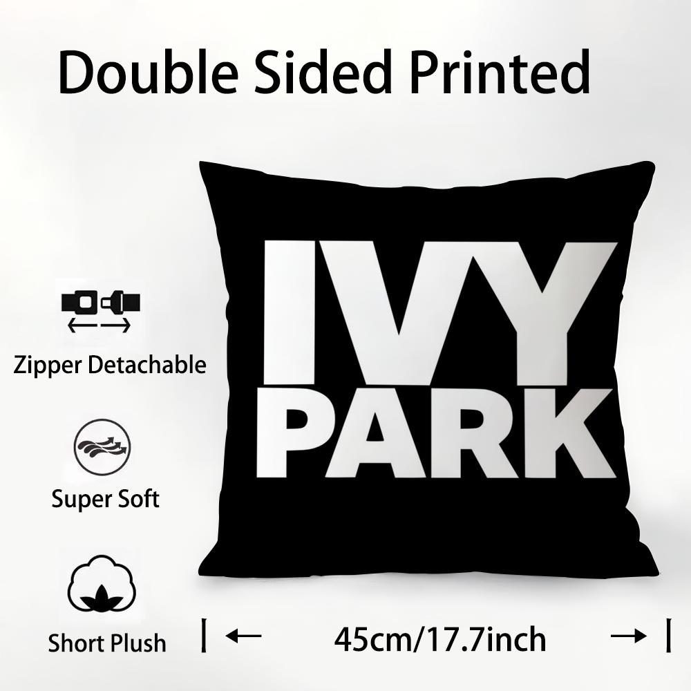 

Бренд I-Ivy P-Park Наволочка Плюшевая ткань Мягкий Двусторонняя печать Чехол для диванной подушки Наволочки для декоративных подушек 12x12Inch