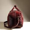 Full Grain Leather Weekender Bag: Handmade Duffle, Carry-on Holdall