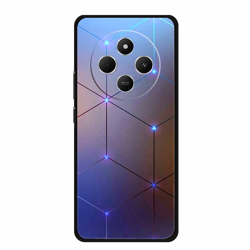 For Xiaomi Poco C75 Case PocoC75 Coque Black Silicone Soft Phone Case For Redmi 14C 14R A3 Pro Back Cover Case Redmi14C 14 C Bag