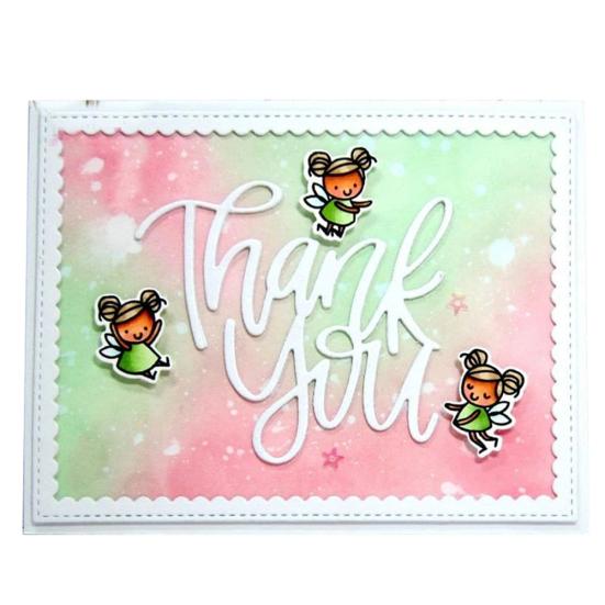 Metall-Stanzformen „Thank You“, zum Selbermachen, für Sammelalbum, Prägung, Papier, Kartenherstellung, Schablone, Form