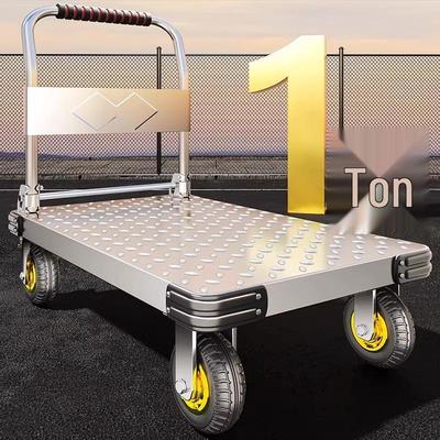 Portable Folding Steel Hand Truck Cart for Household Use