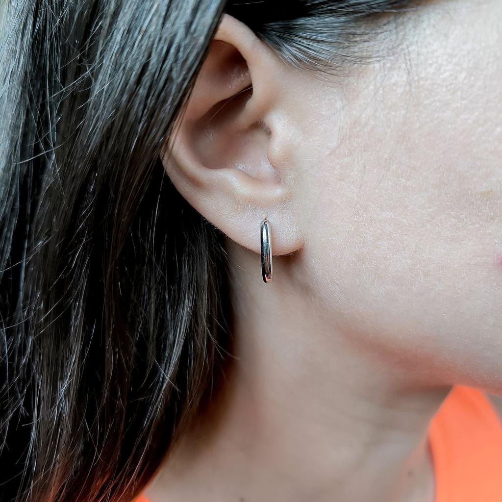 Silver Earrings Without Stones (2160755)