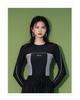 Women's Plus Size Long Sleeve Quick Dry Two-Piece Conservative Training Swimsuit