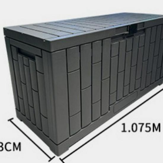 Waterproof Sunproof Outdoor Storage Cabinet with PP Material and Doors 1 Layer
