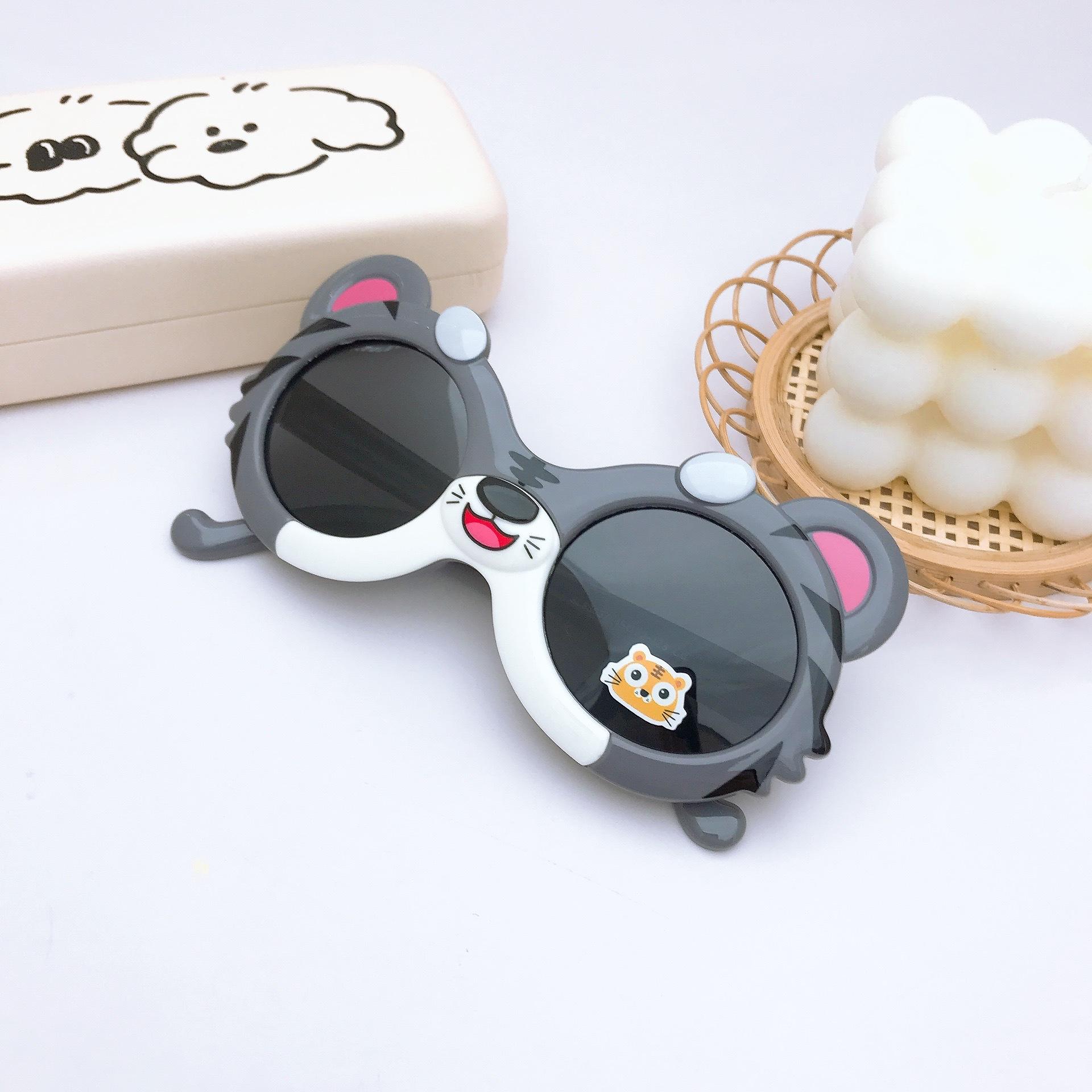 Little Tiger Children S Silicone Sunglasses Boys Sunglasses Sunscreen Cartoon Cute Girls Polarized Glasses