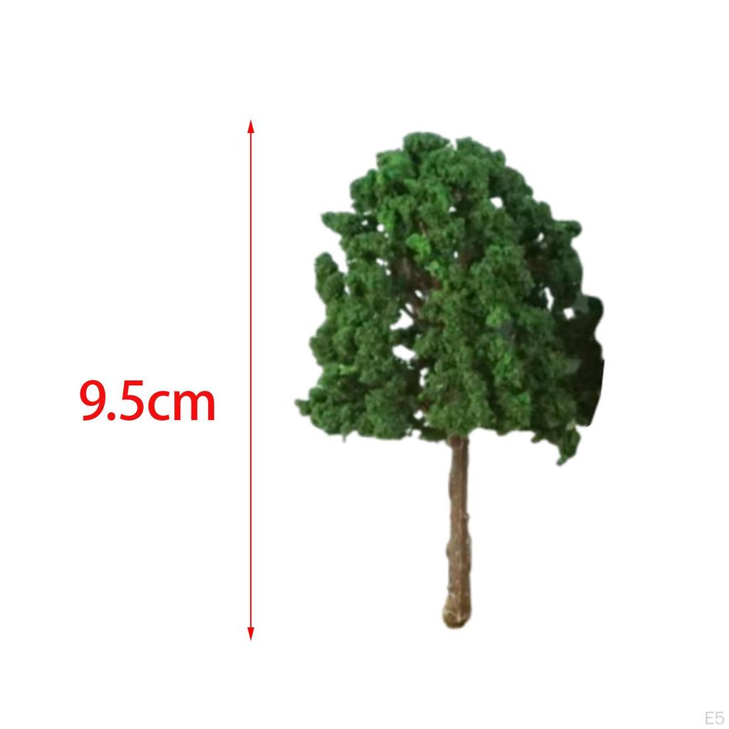 20 Pieces 7.5cm Model Trees Diorama Supplies Decorations Props, Train Scenery Architecture