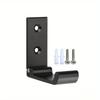 3PCs Folding Hooks Wall Door Clothes Coat Hat Bags Hangers Kitchen Bathroom Rustproof Towel Hooks Foldable Single Hook