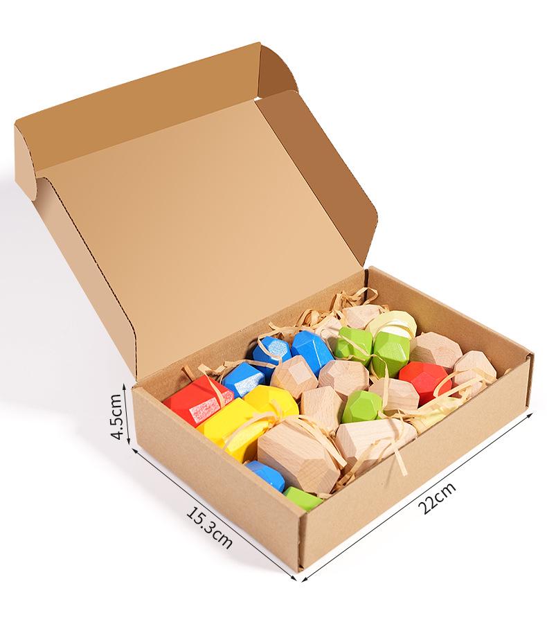 Colorful Stacking Stones: Hand-Eye Coordination Game for Kids