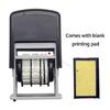 Adjustable Dater Stamp Number Stamp Digits Number Stamp Office Stamp Inking Date Stamp School Supplies