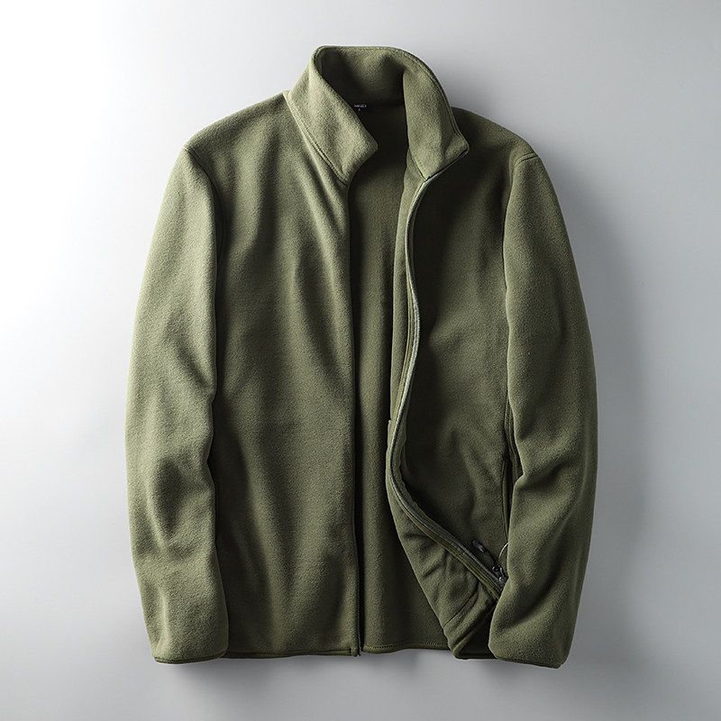 Fashion Brand Double-Sided Polar Fleece Export Original Stand Collar Jacket