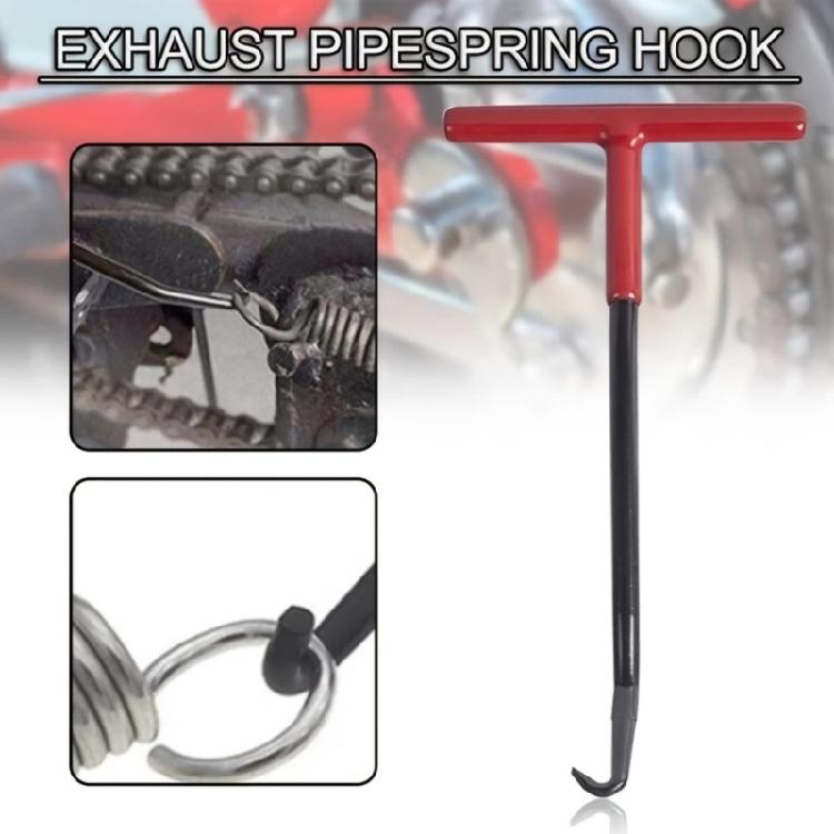 2PCS Motorcycle Brake Spring Hook Tool T Handle Design Suitable for Mower Platform Quick and Safe Exhaust Spring Removal