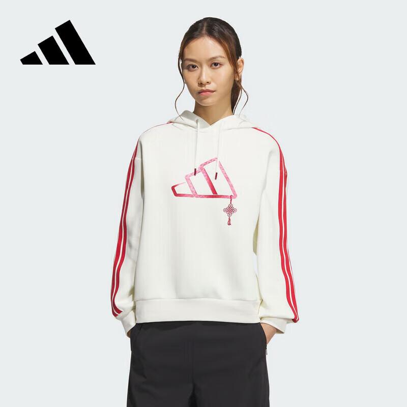 Adidas CW HOODY Women s Double-Knit Hooded Sweatshirt XL